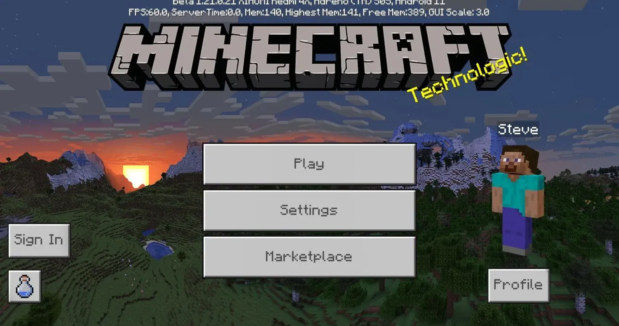 Minecraft 1.21.0.21