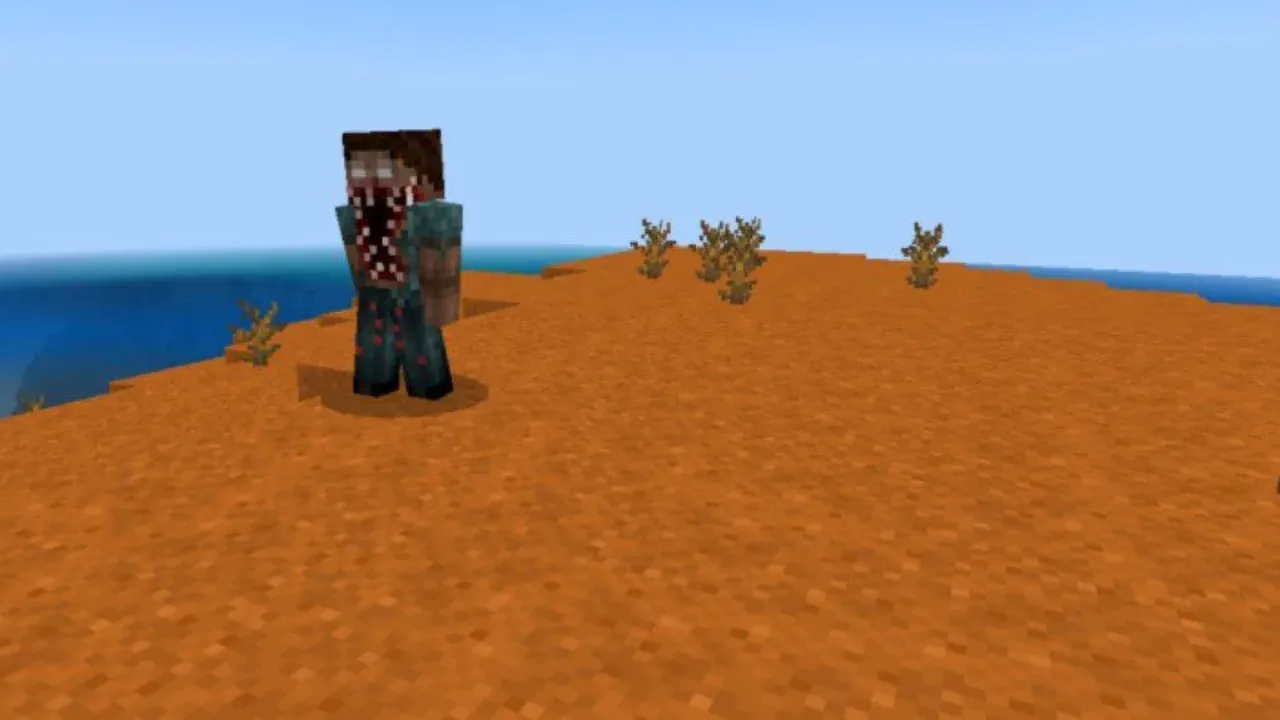 Enemy from Blood Steve Mod for Minecraft PE
