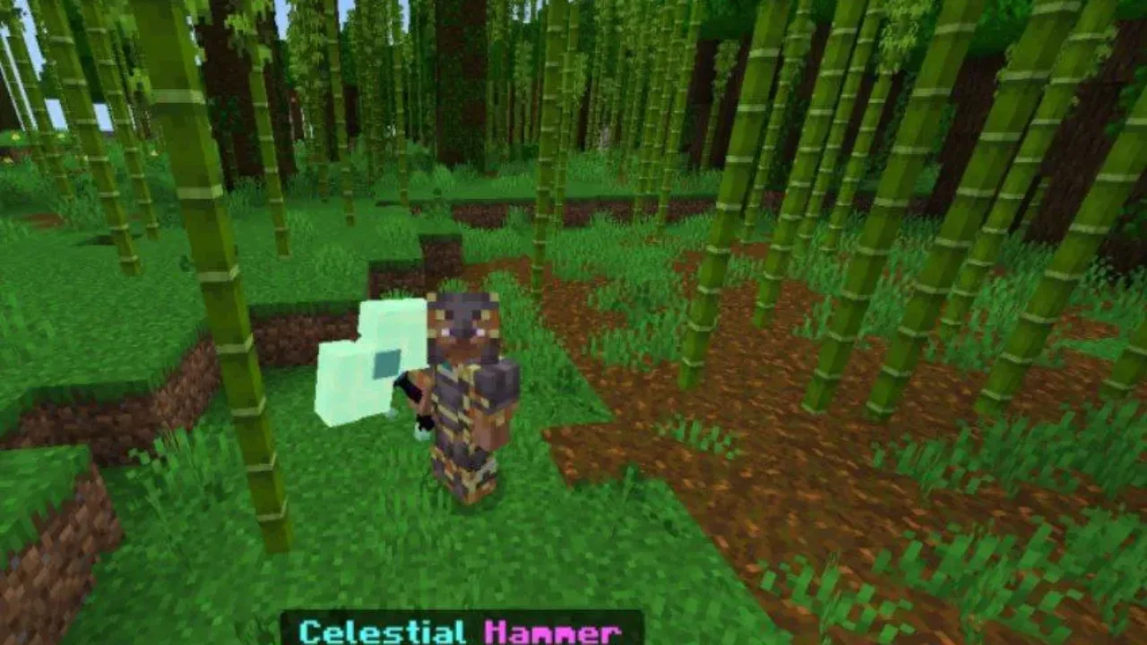 Hammer from Beyond 3D Weapons Mod for Minecraft PE