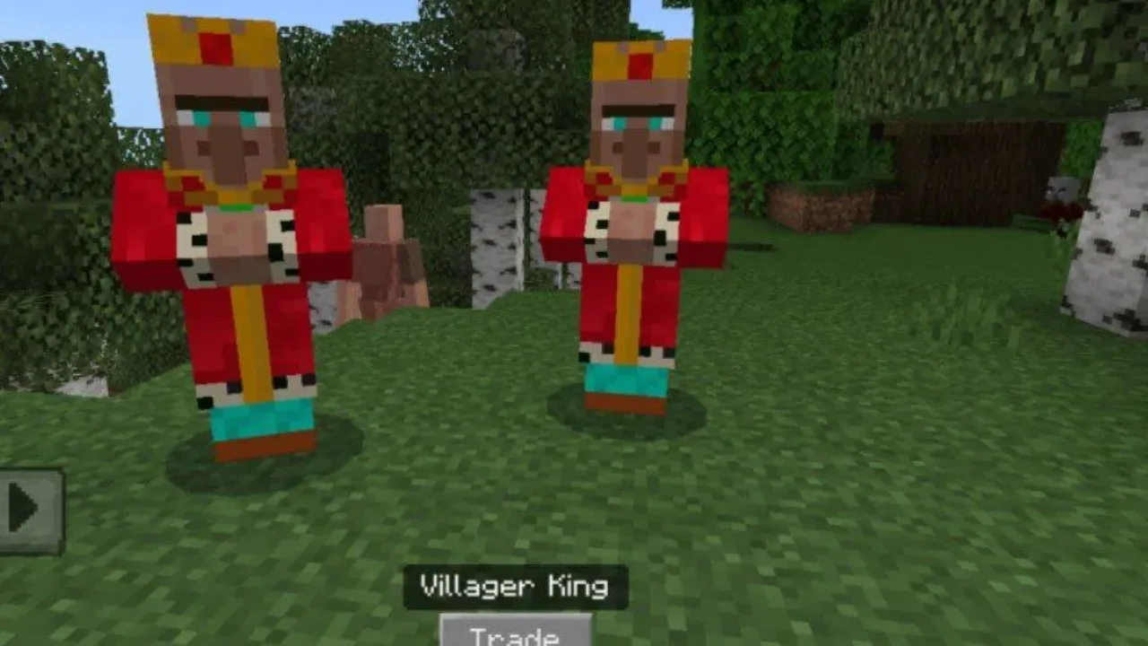 King from Better Illagers Mod for Minecraft PE
