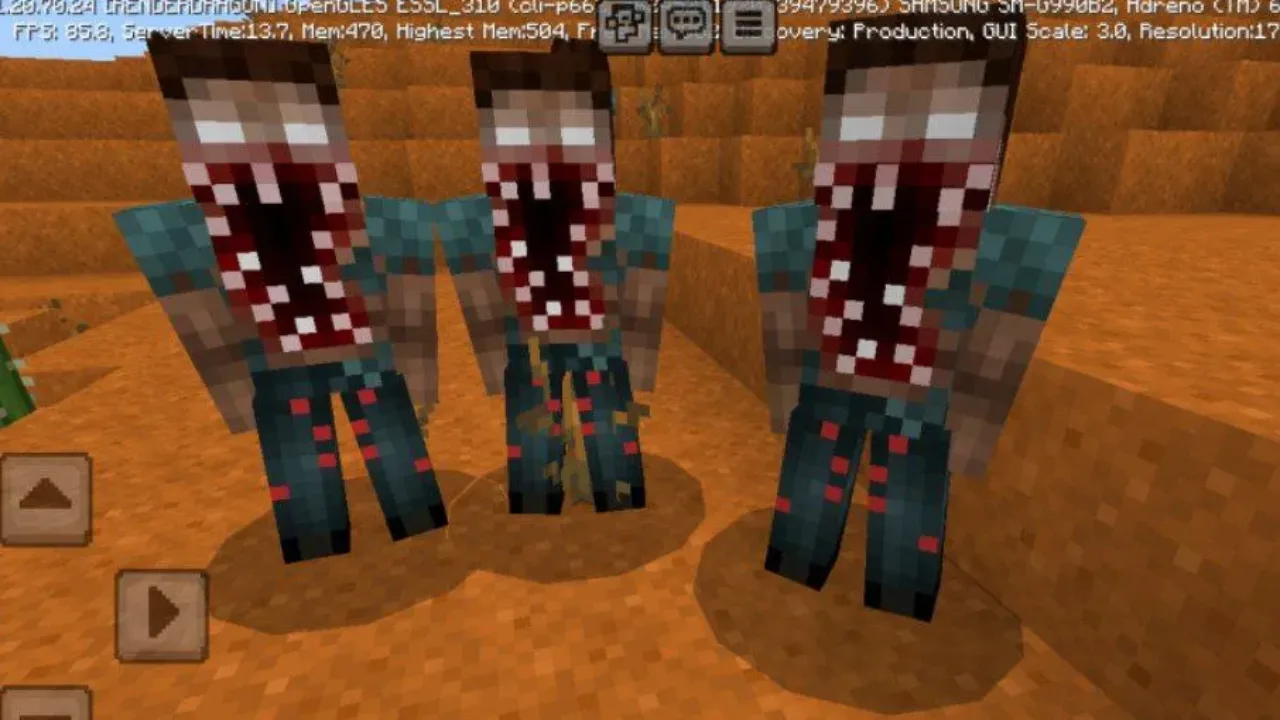 Monsters from Blood Steve Mod for Minecraft PE
