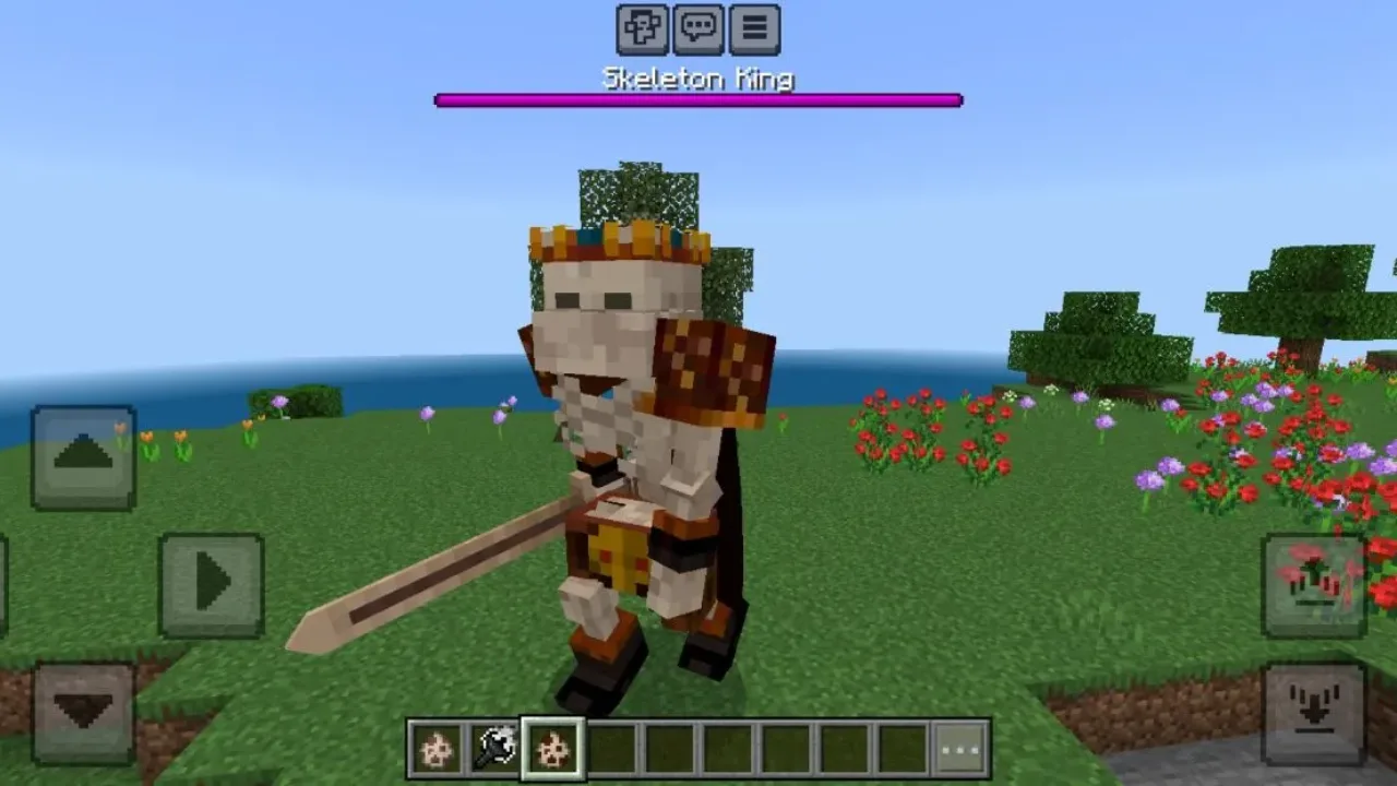 Boss from Skeleton King Mod for Minecraft PE