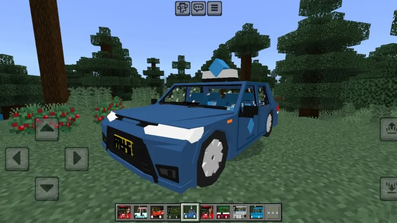 Car from Indonesian Vehicles Mod for Minecraft PE