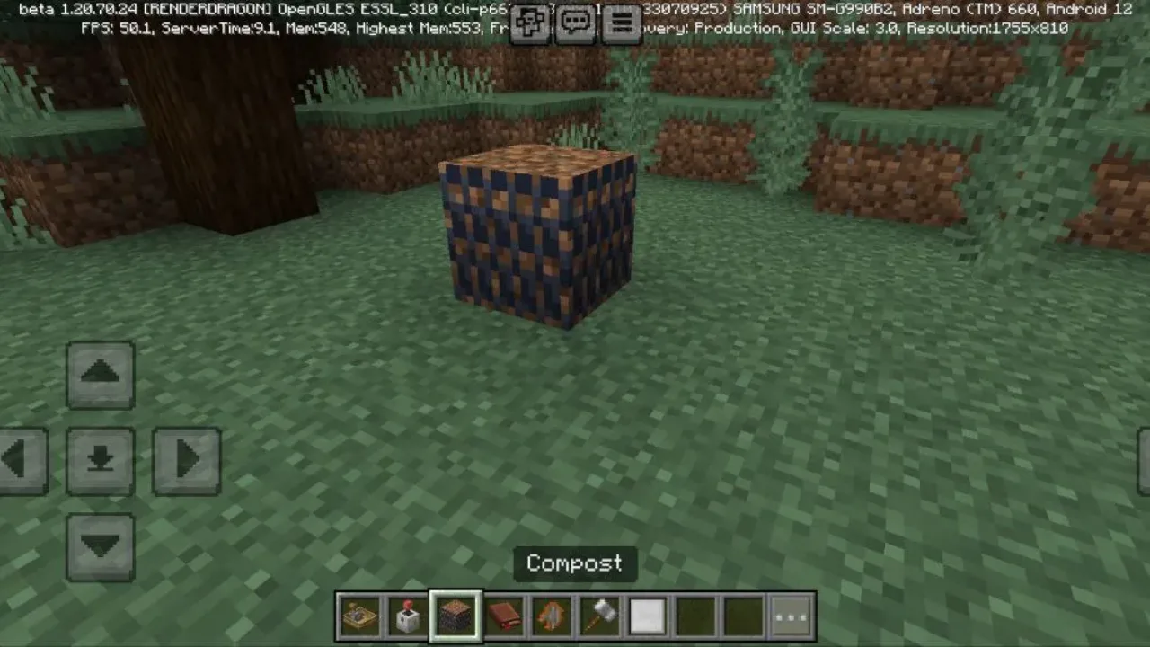 Compost from Education Edition Mod for Minecraft PE