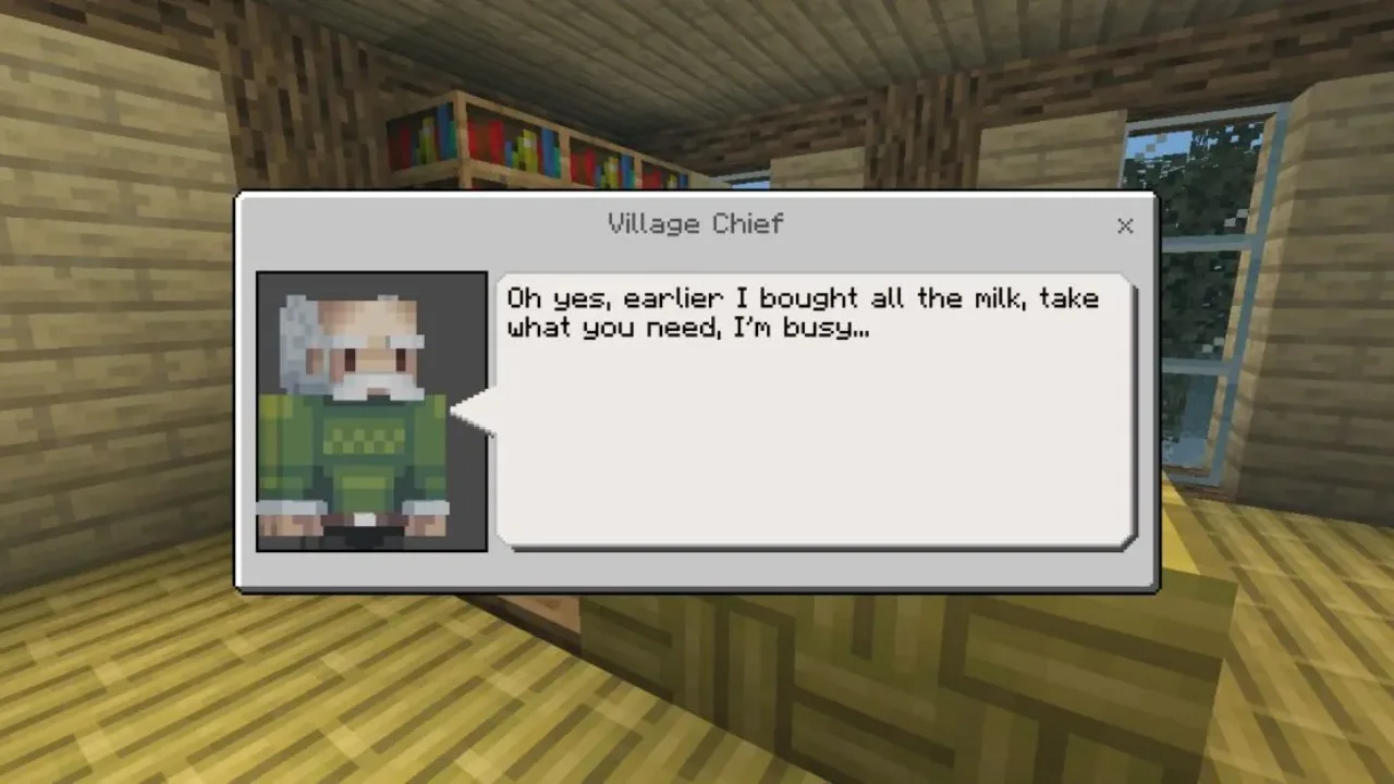 Dialog from Legend of Kuyang Map for Minecraft PE