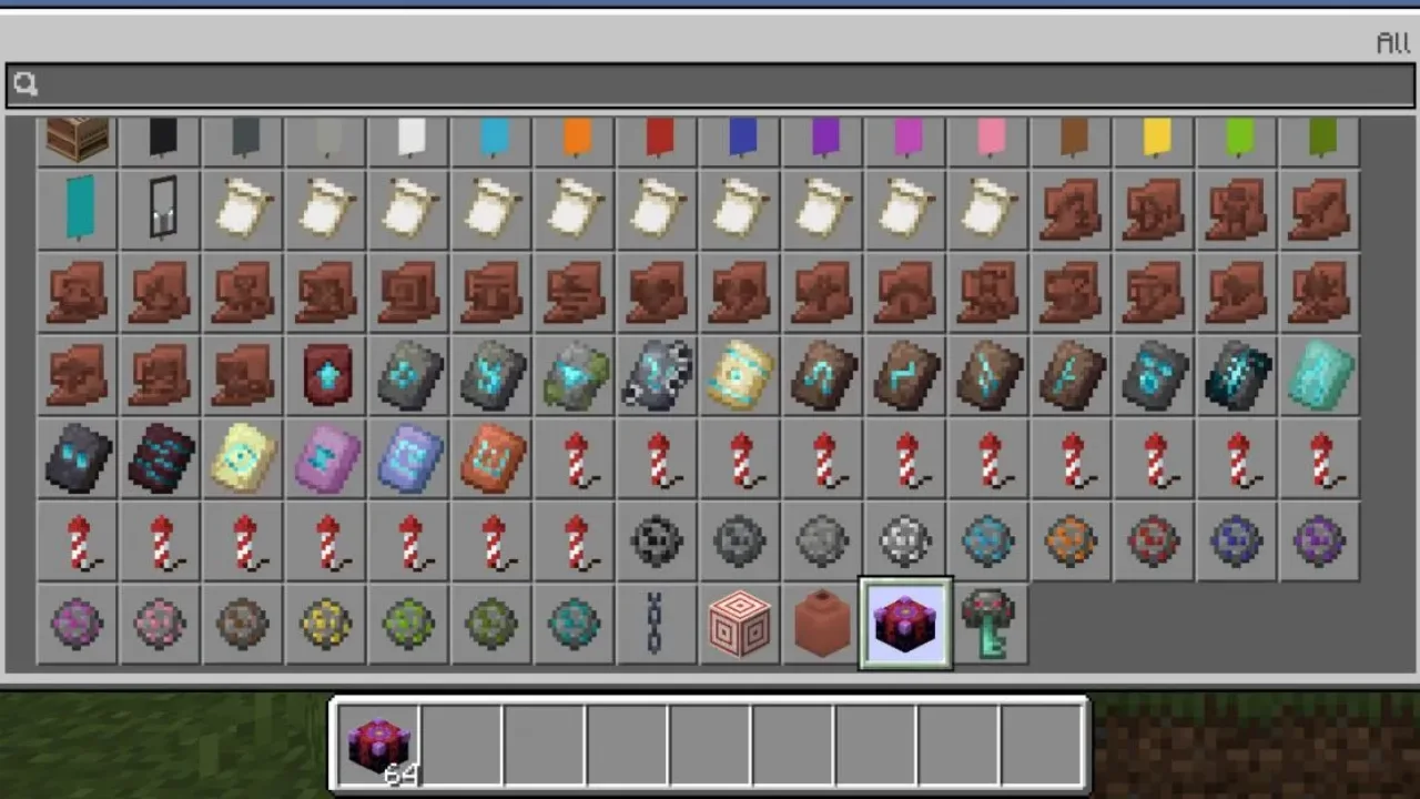 Inventory from Disenchanter Table Mod for Minecraft PE