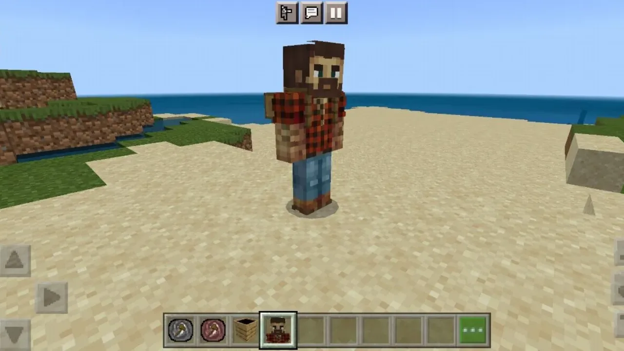 Lumberjack from Tree Capitator Mod for Minecraft PE