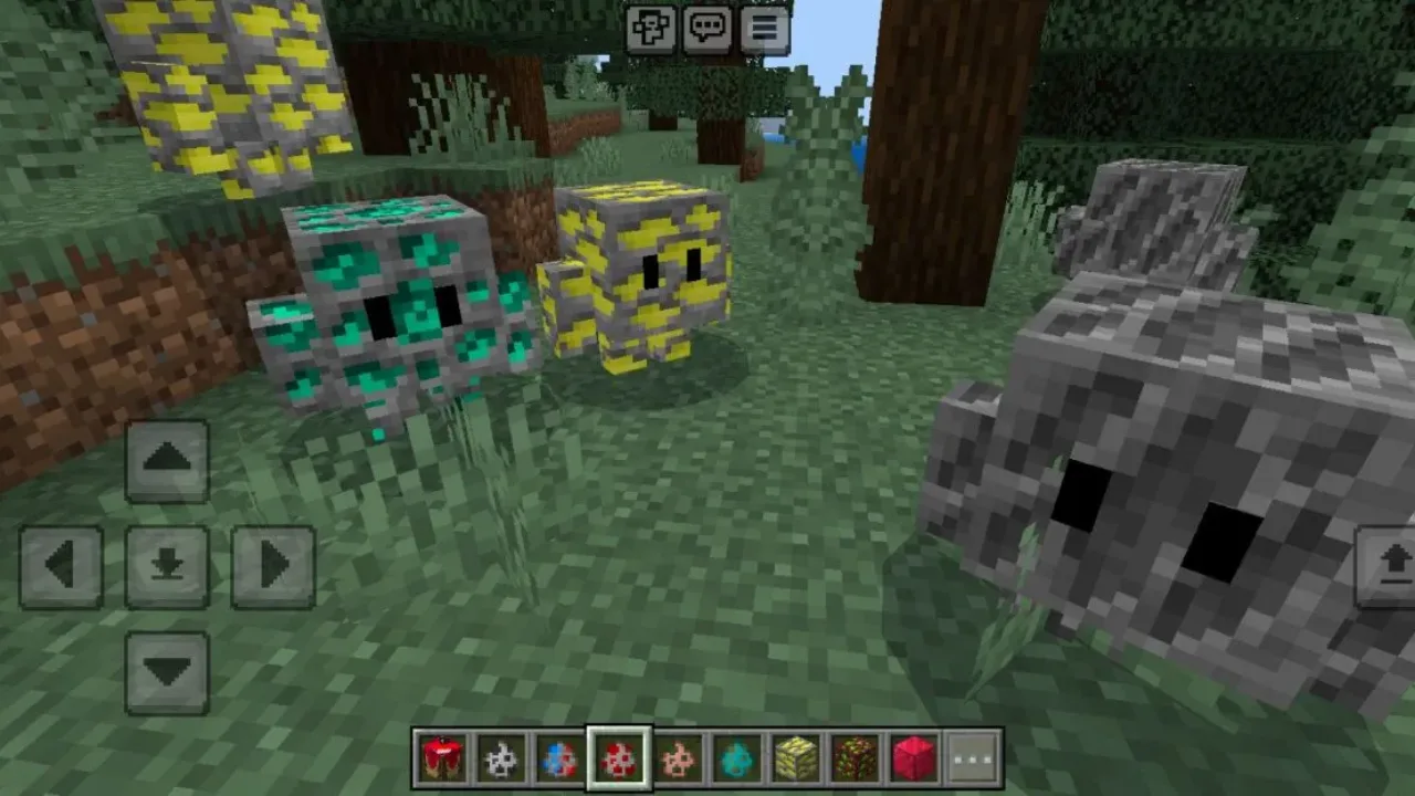 Mobs from Expansive Ores Mod for Minecraft PE