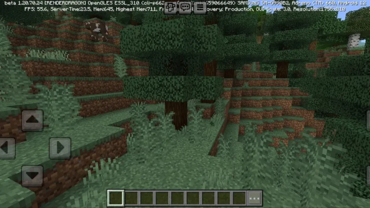 Natural from Fused Falling Leaves Mod for Minecraft PE