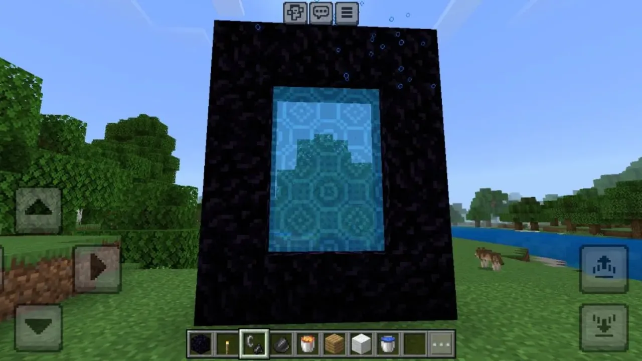 Ripples from Stars Alternate Portals Texture Pack for Minecraft PE