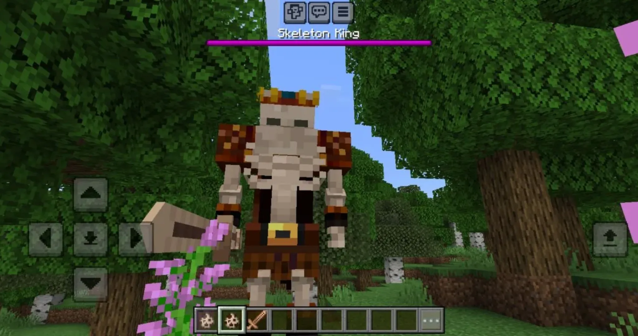 Skeleton King Mod for Minecraft PE