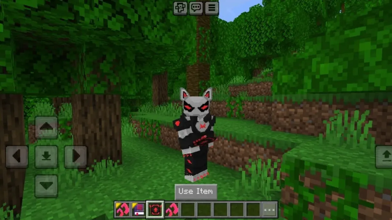 Template from Cyber Armor Mod for Minecraft PE