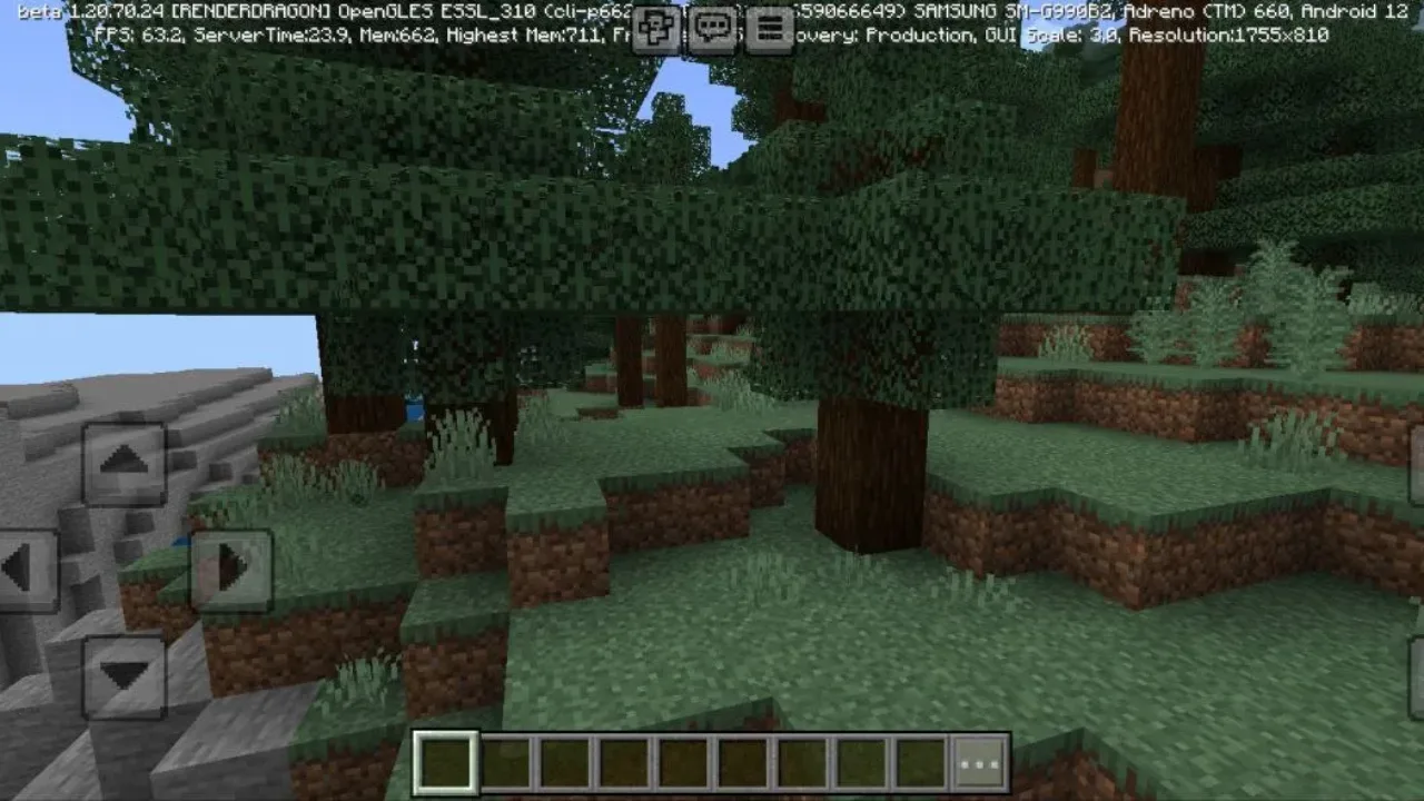 Territory from Fused Falling Leaves Mod for Minecraft PE