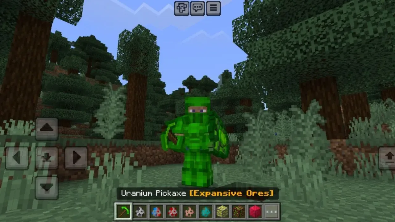 Uranium from Expansive Ores Mod for Minecraft PE