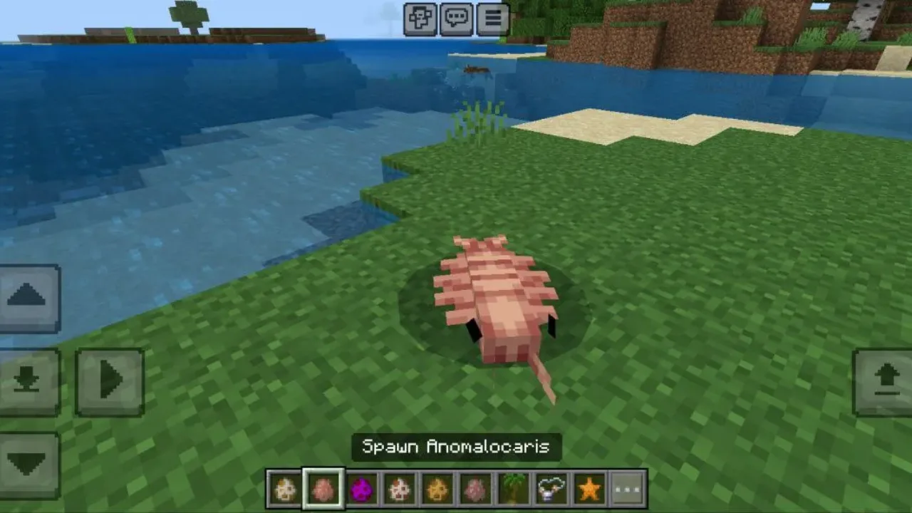 Anomalocaris from Extended Aquatic Bundle Mod for Minecraft PE