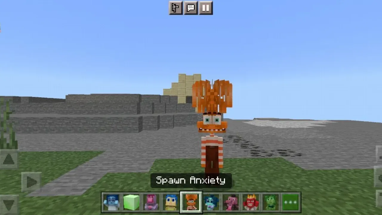 Anxiety from Inside Out 2 Mod for Minecraft PE