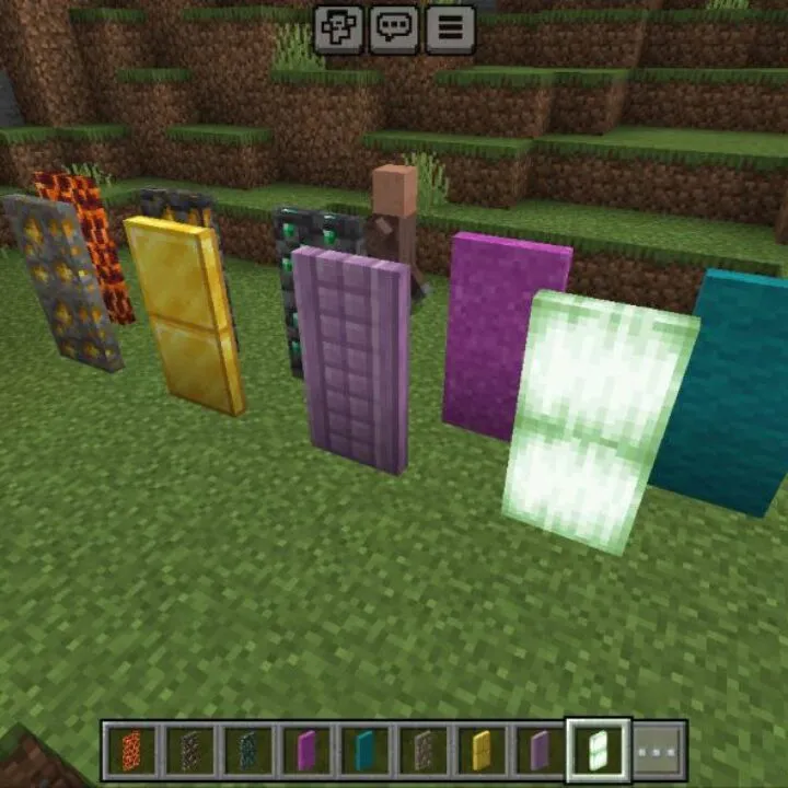 Camouflage Door Mod for Minecraft PE