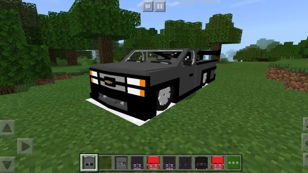 Car from Lowrider Mod for Minecraft PE