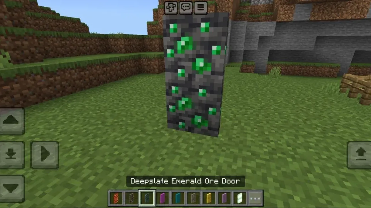 Deepslate from Camouflage Door Mod for Minecraft PE