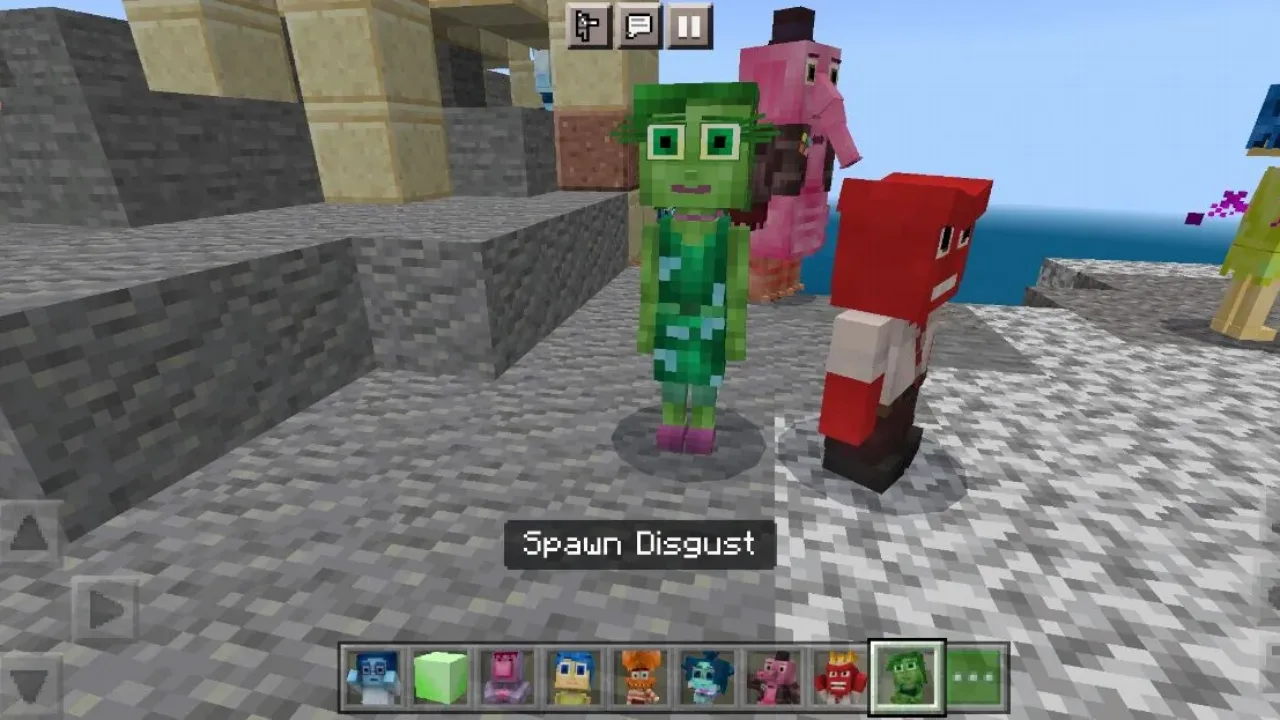 Disgust from Inside Out 2 Mod for Minecraft PE