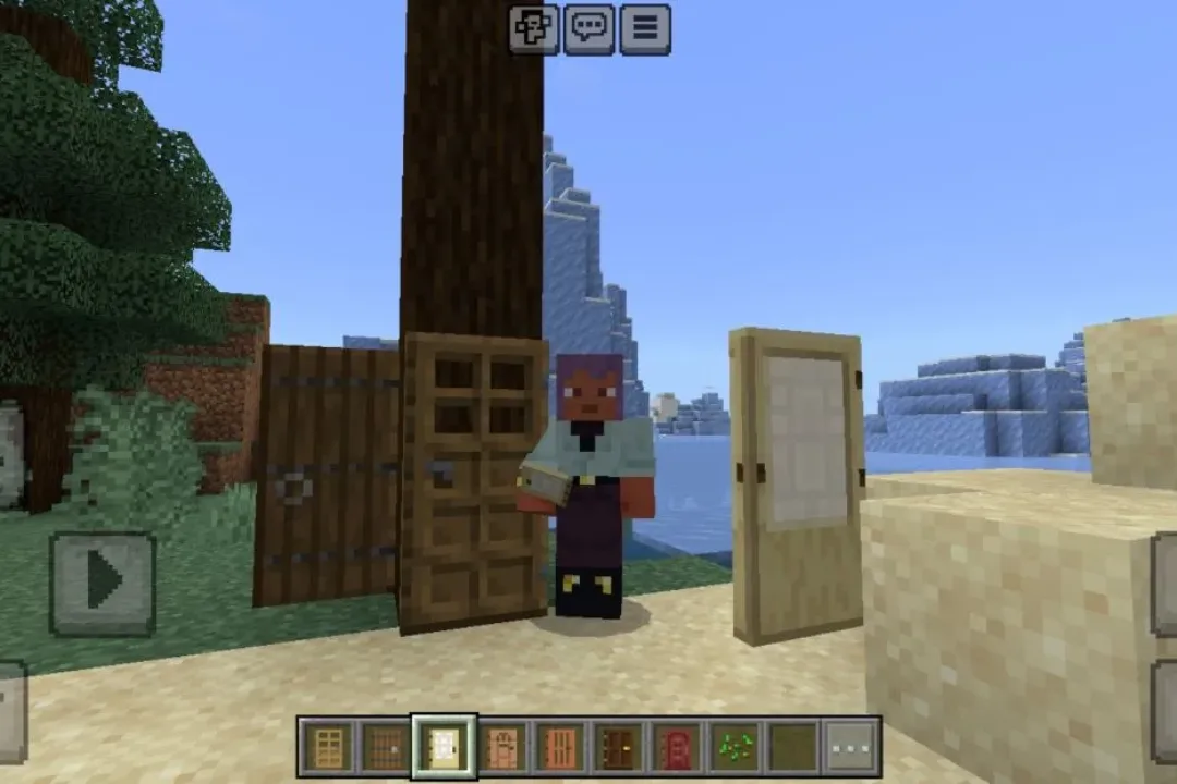 Double Door Mod for Minecraft PE