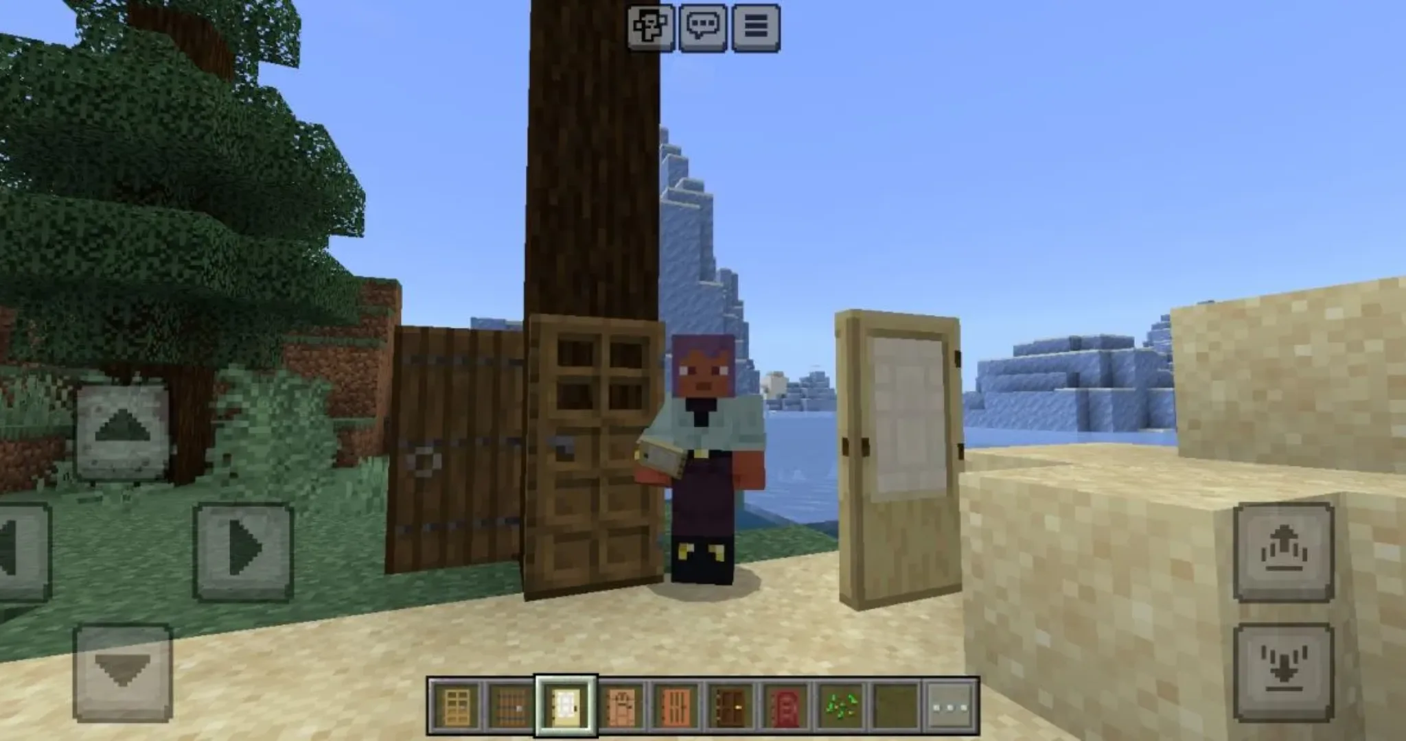 Double Door Mod for Minecraft PE