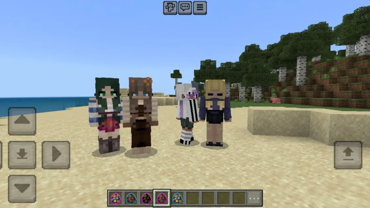 Female from Lively Villagers Mod for Minecraft PE