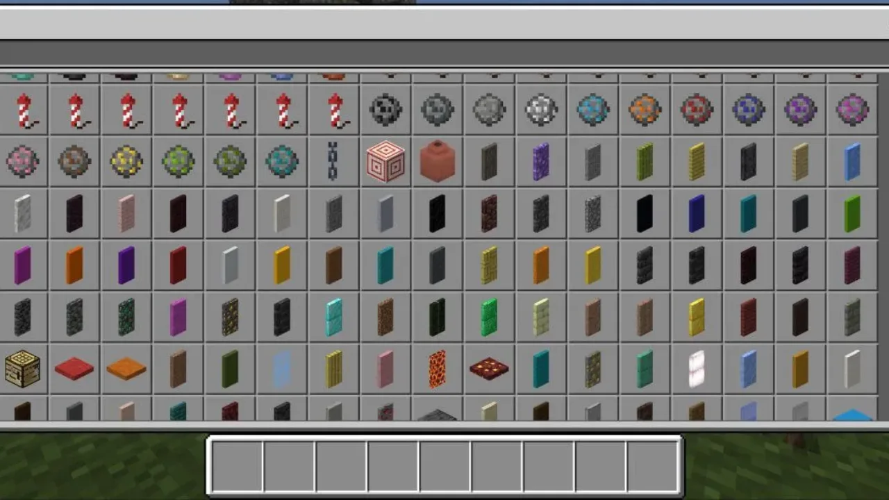 Inventory from Camouflage Door Mod for Minecraft PE