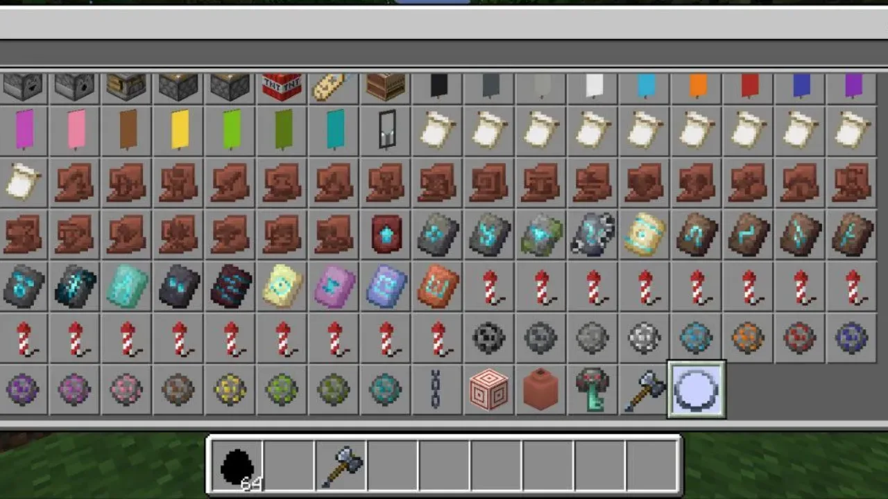 Inventory from Minotaur Boss Mod for Minecraft PE