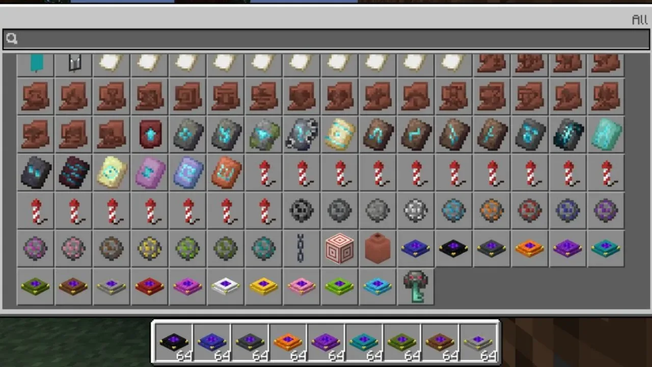 Inventory from Teleporter Mod for Minecraft PE