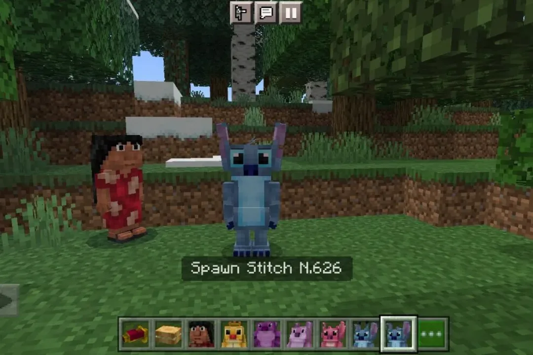 Lilo and Stitch Mod for Minecraft PE