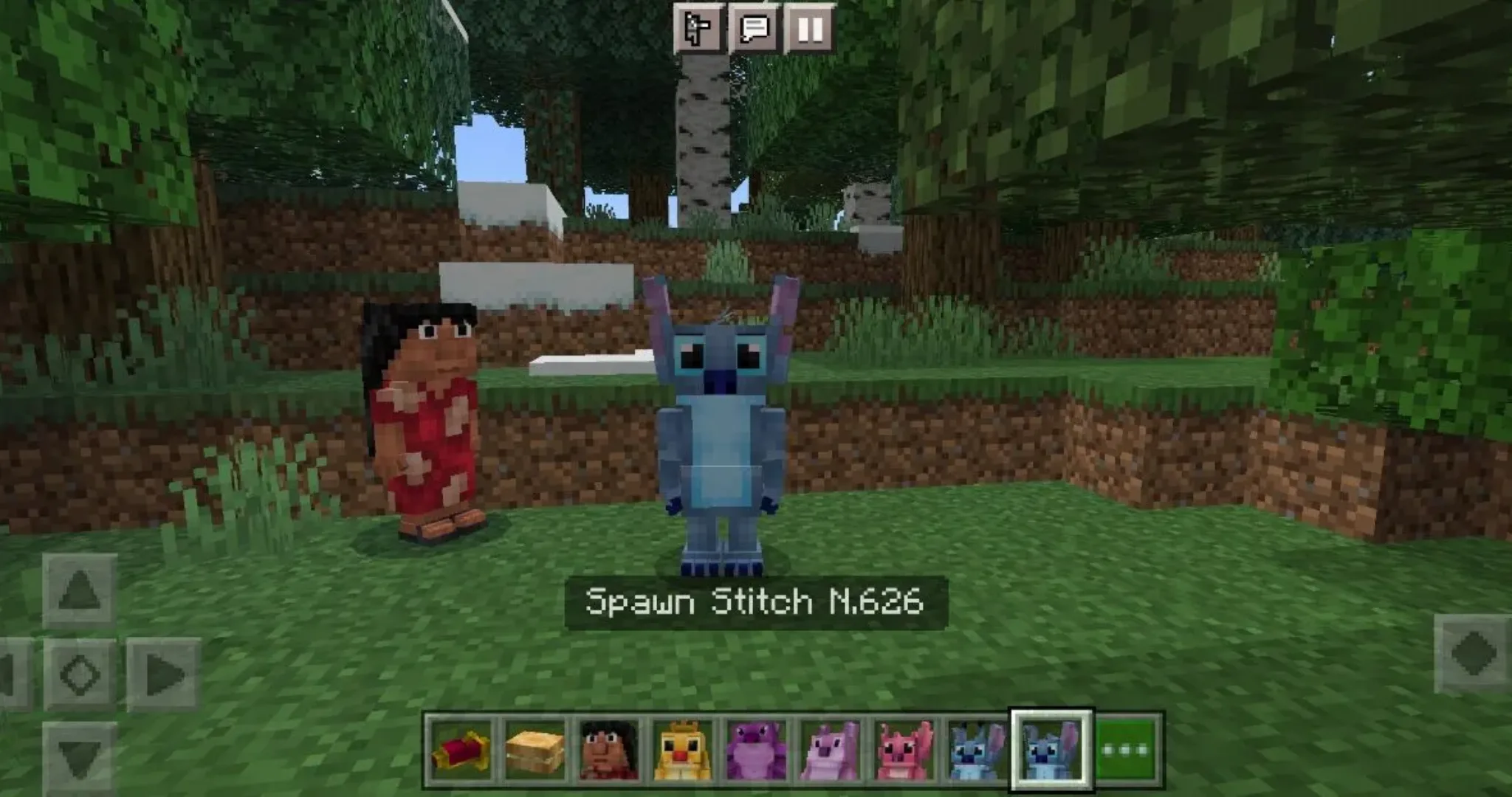 Lilo and Stitch Mod for Minecraft PE