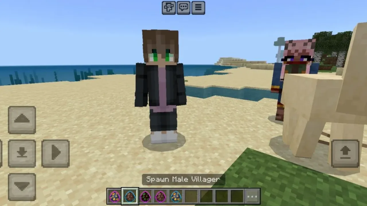 Male from Lively Villagers Mod for Minecraft PE