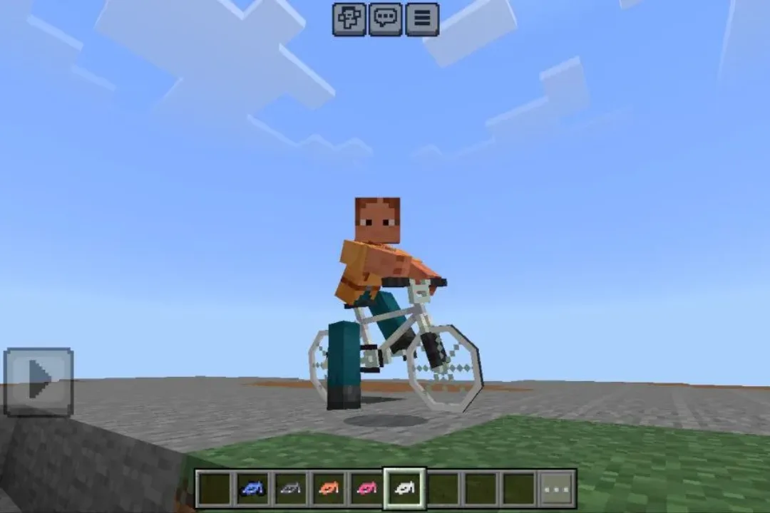 Mine BMX Mod for Minecraft PE