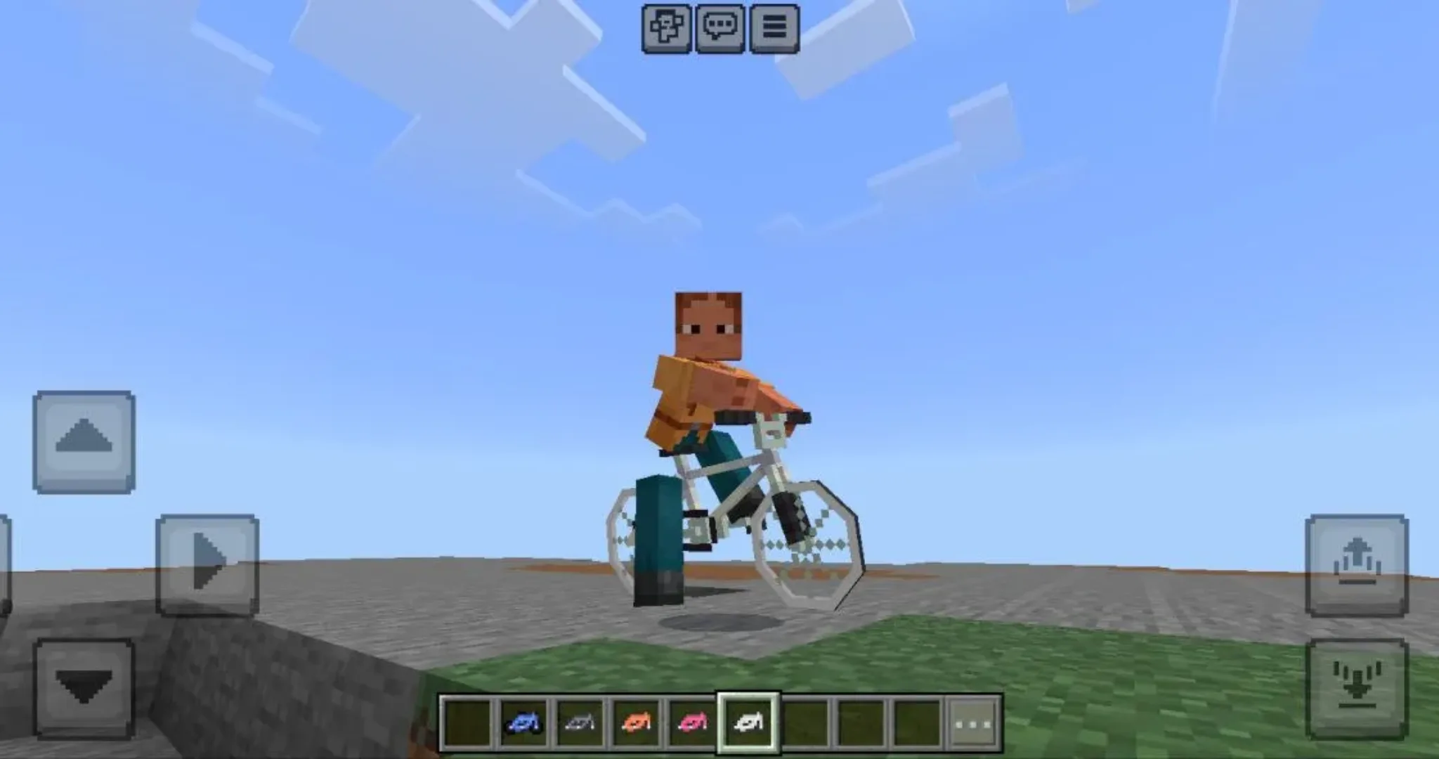 Mine BMX Mod for Minecraft PE