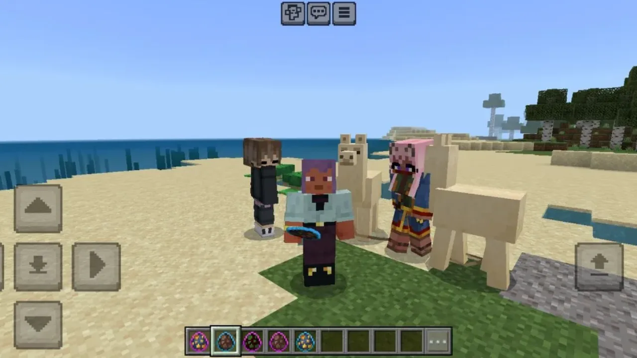 Mobs from Lively Villagers Mod for Minecraft PE