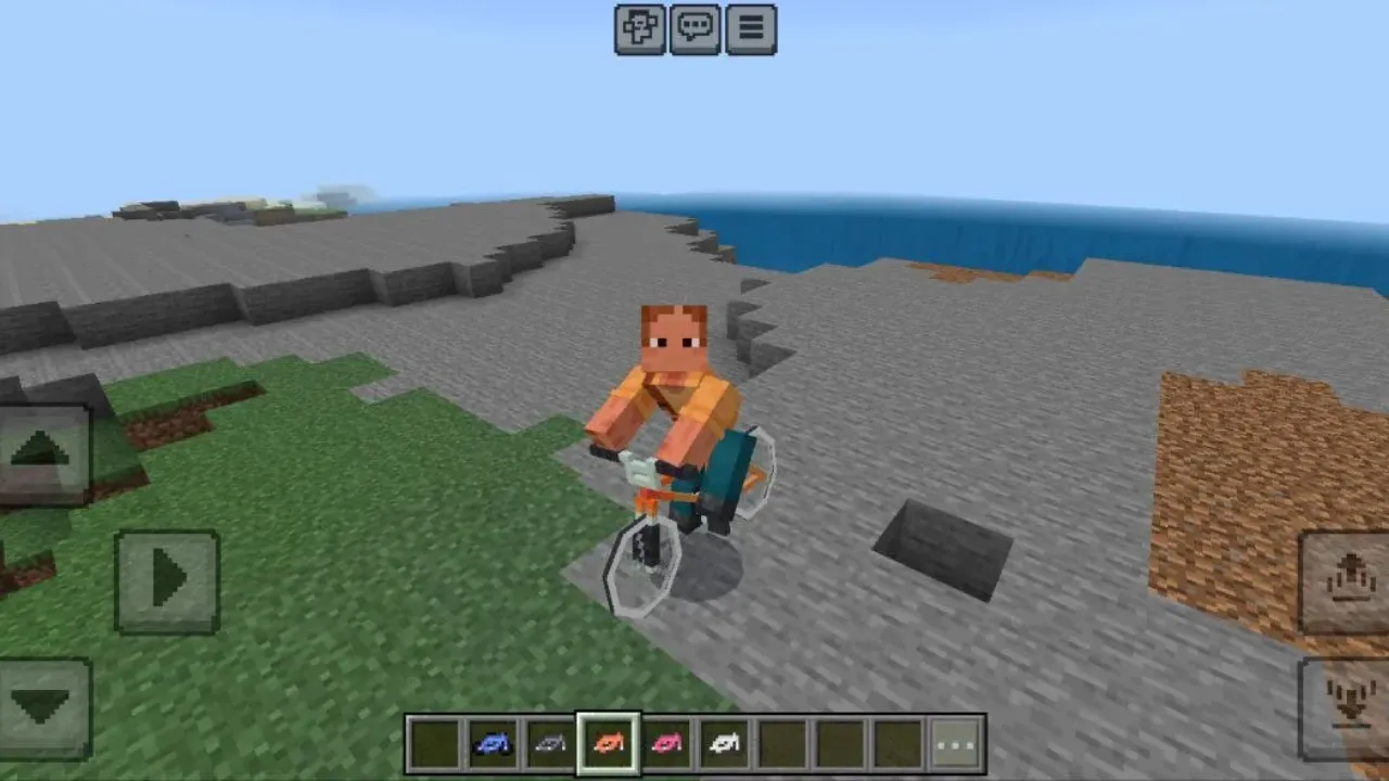 Orange from Mine BMX Mod for Minecraft PE