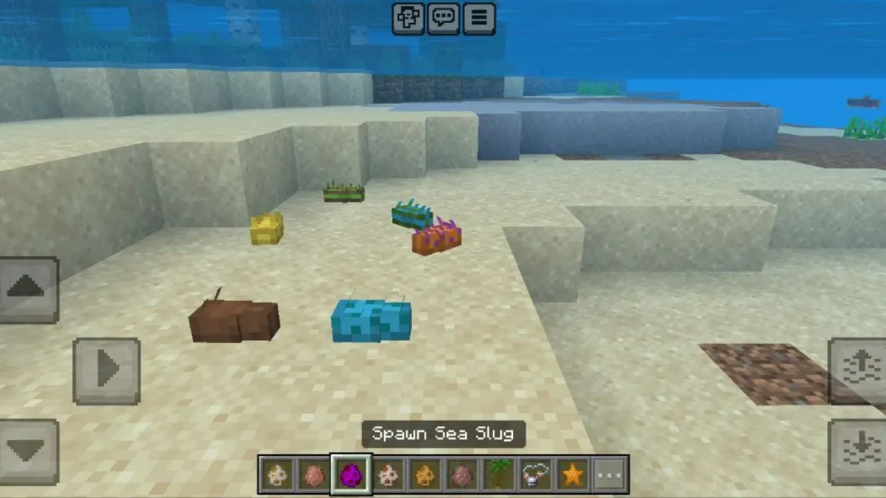 Sea Slug from Extended Aquatic Bundle Mod for Minecraft PE