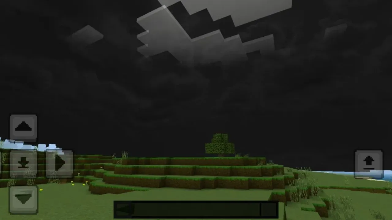 Sky from Black 128x Texure Pack for Minecraft PE