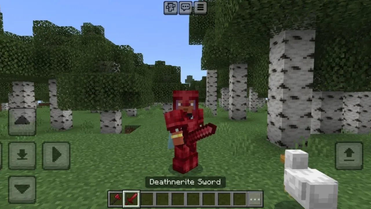 Sword from Deathnerite Mod for Minecraft PE
