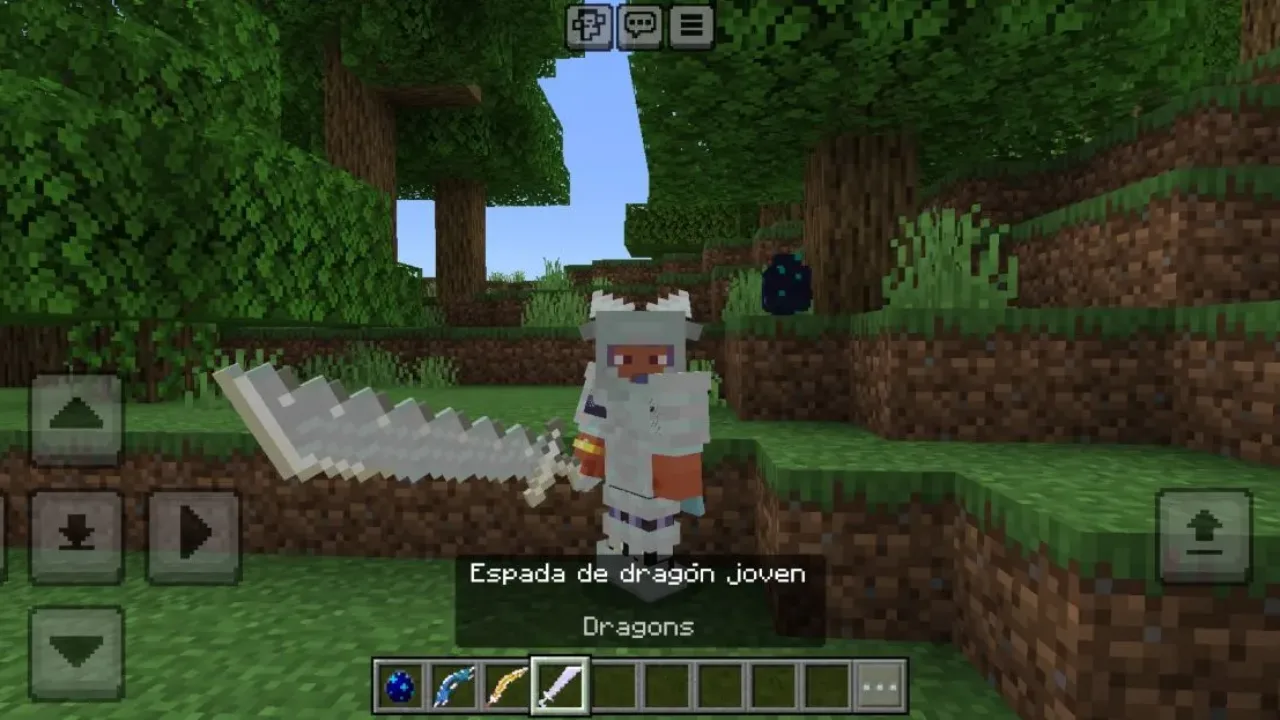 Sword from Old Dragons Mod for Minecraft PE