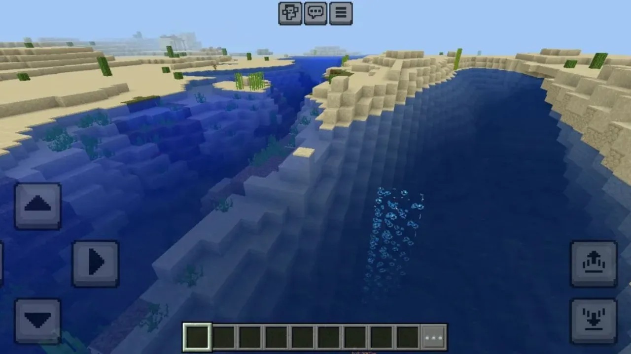 Water from Luminous Dreams Texture Pack for Minecraft PE