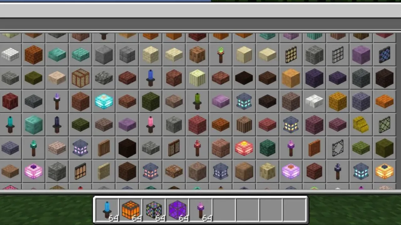 Inventory from Hibiscus Extras Mod for Minecraft PE