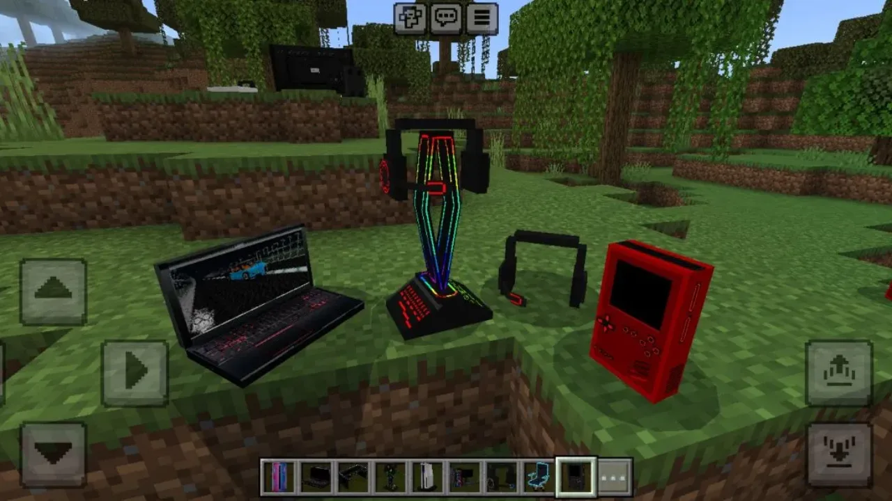 Items from Furniture Gaming Mod for Minecraft PE