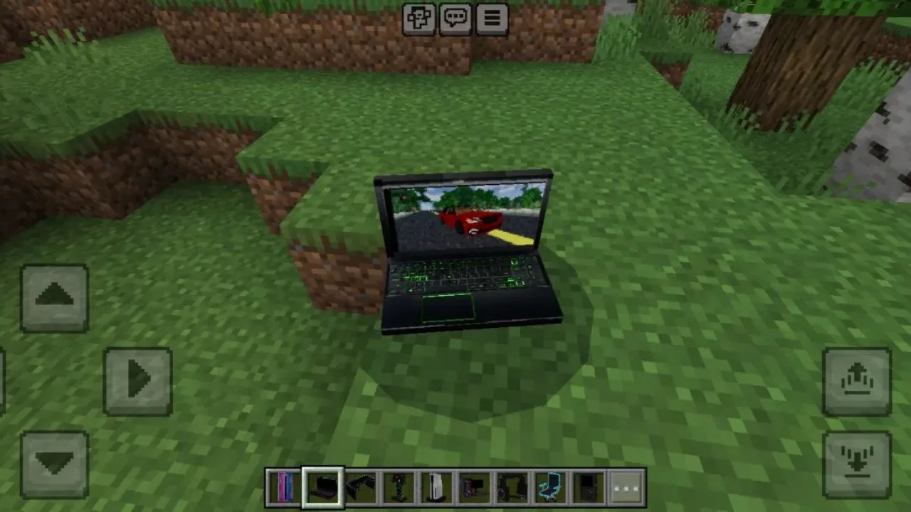 Laptop from Furniture Gaming Mod for Minecraft PE