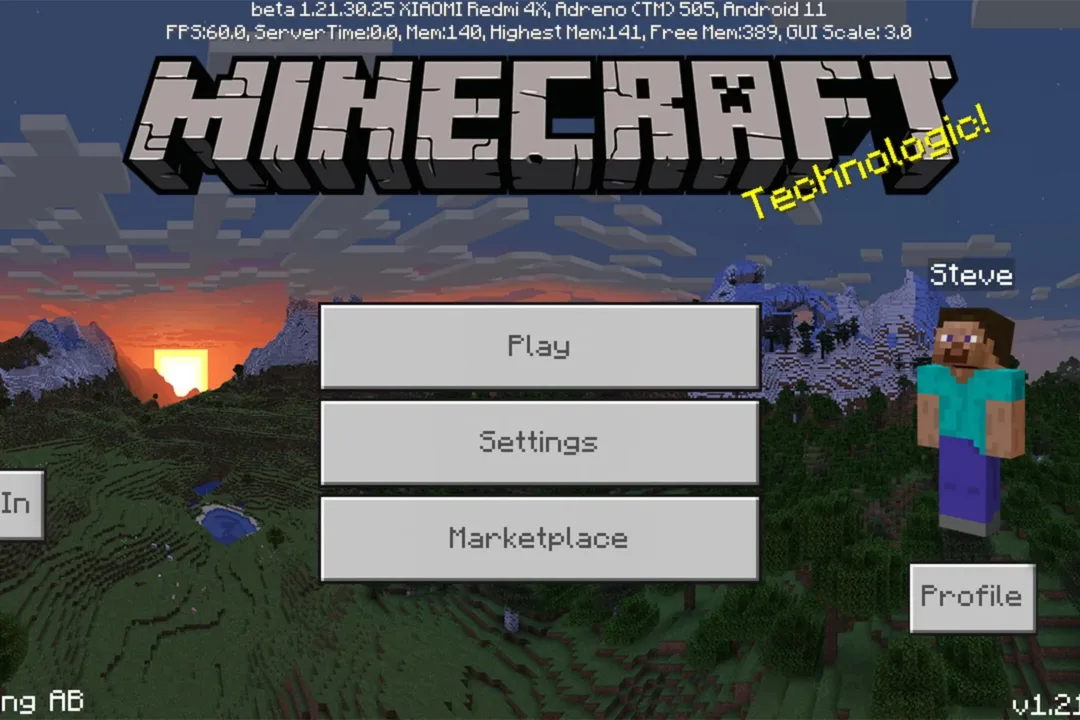 Minecraft 1.21.30.25