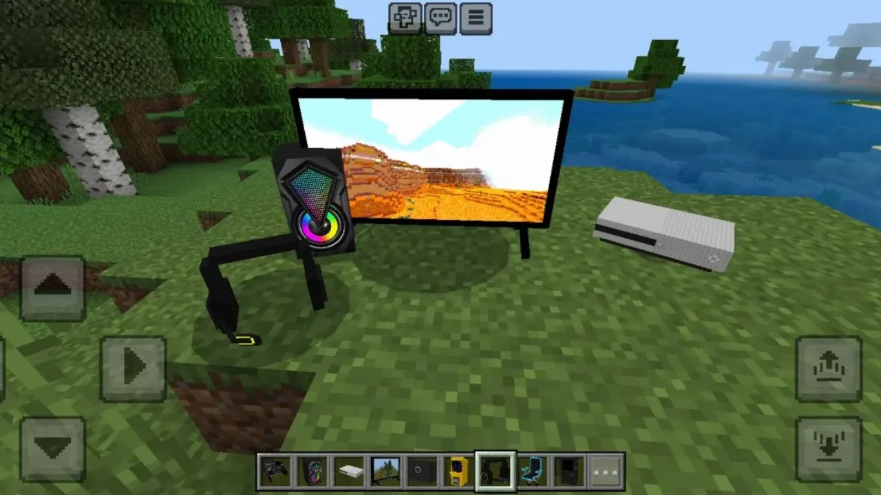 TV from Furniture Gaming Mod for Minecraft PE