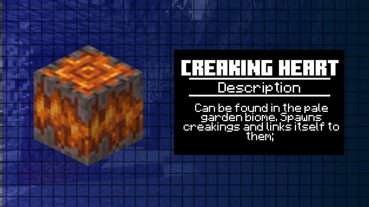 Creaking Heart from Minecraft PE 1.21