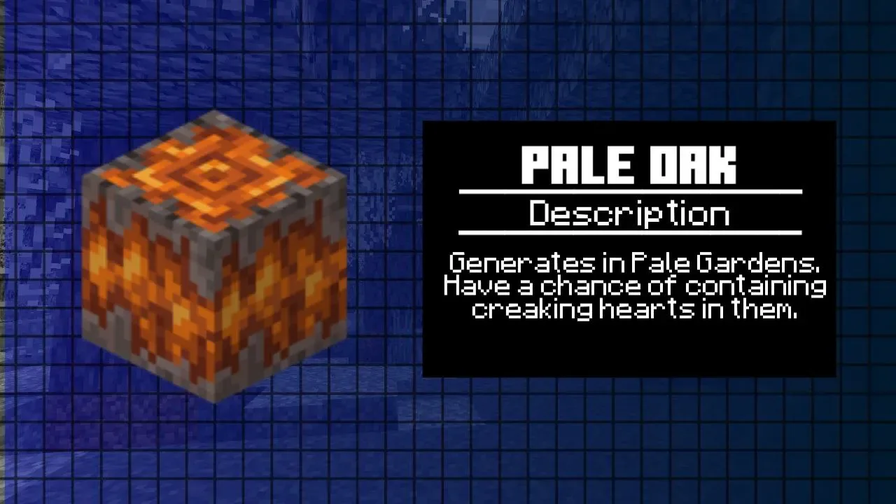 Pale Oak from Minecraft PE 1.21