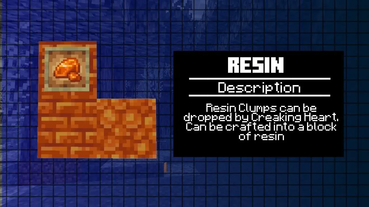 Resin from Minecraft PE 1.21